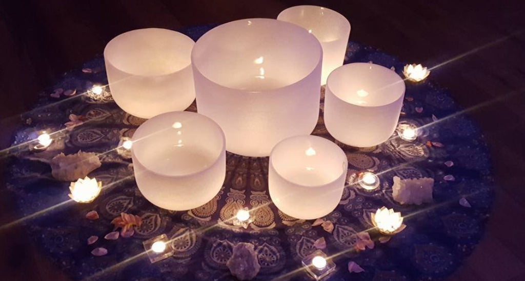Crystal Singing Bowls Sound bath